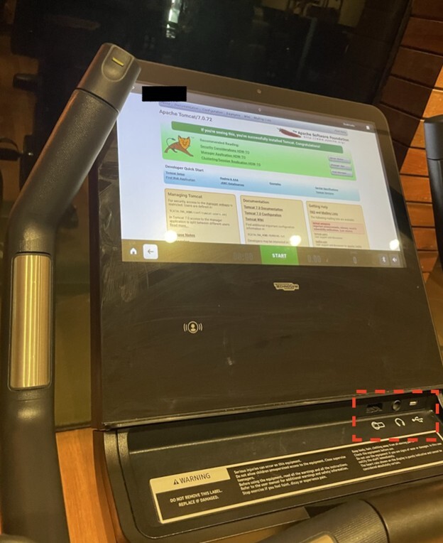 Figure 1. This image shows the reachable servers on the smart bike.