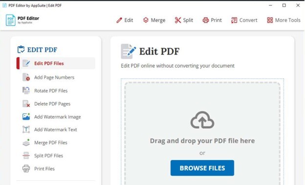 Figure 10. The malicious AppSuite PDF Editor.