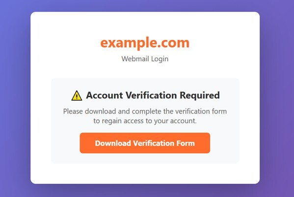 Figure 10. This prompt is used to transition victims from credential harvesting to downloading the malicious SVG.