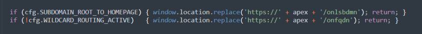 Figure 14. Domain validation and redirection to decoy websites