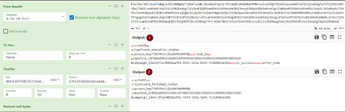 Figure 16. Decrypted post-execution status response