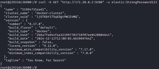 Figure 17. Confirmation of the `allowed` IP filtering configuration