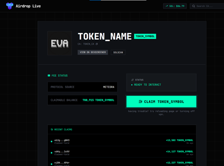Figure 17. Crypto drainer main page