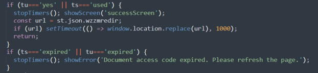 Figure 21. Completed authentication logic