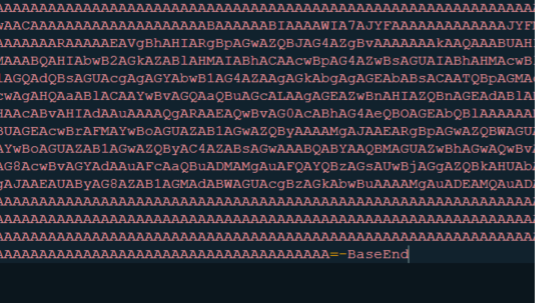 Figure 6. MSI_PRO_with_b64 BaseEnd