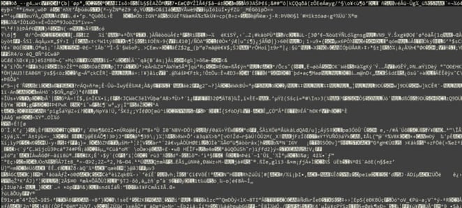 Figure 8. Binary file D loaded by Replies.scr