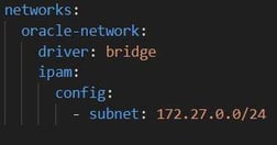 Figure 8. The docker-compose.yml file `networks` configuration