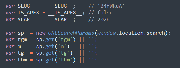 Figure 9. Initialization of campaign parameters
