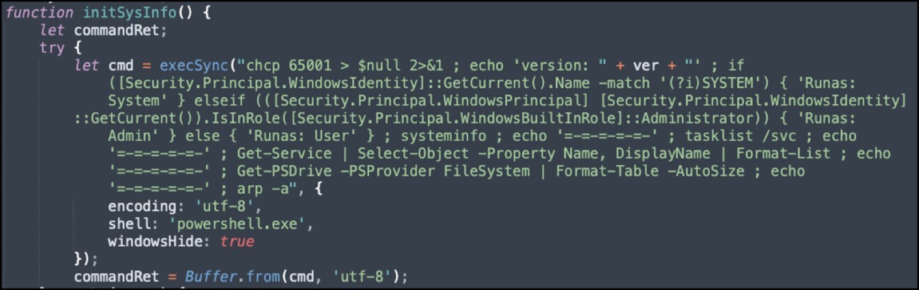 Figure 11. System information collection
