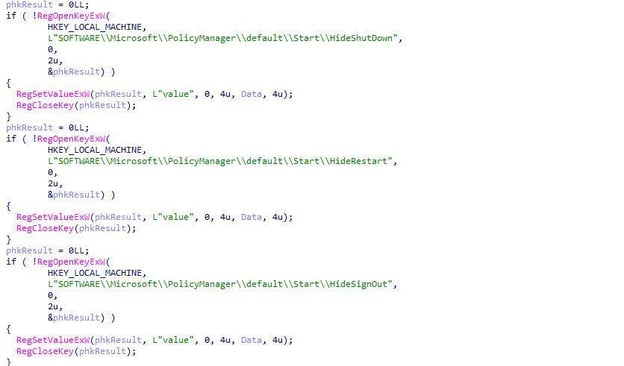 Figure 11. System lockdown techniques.