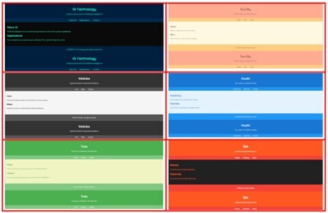 Figure 18. Examples of decoy webpages (Old)