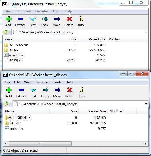 Figure 3. NSIS Script File extracted in earlier versions of 7-zip