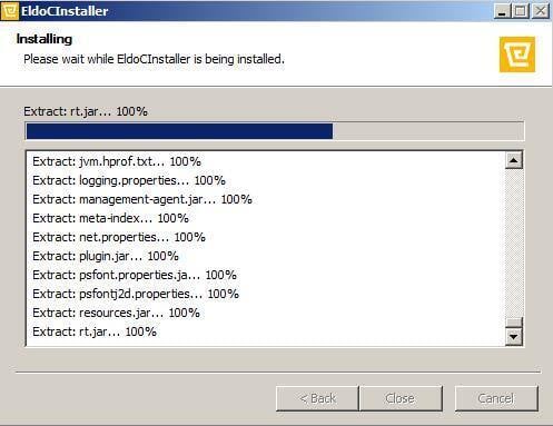 Figure 7. Installation that leads to Pronsis Loader