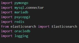 Figure32. The list of required Python libraries are imported for the 'xbash_simulation.py' Python script .