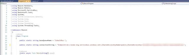 Figure 6. Beacon program.cs
